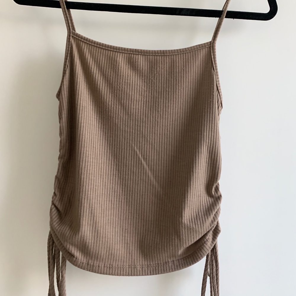 Ruched tank top